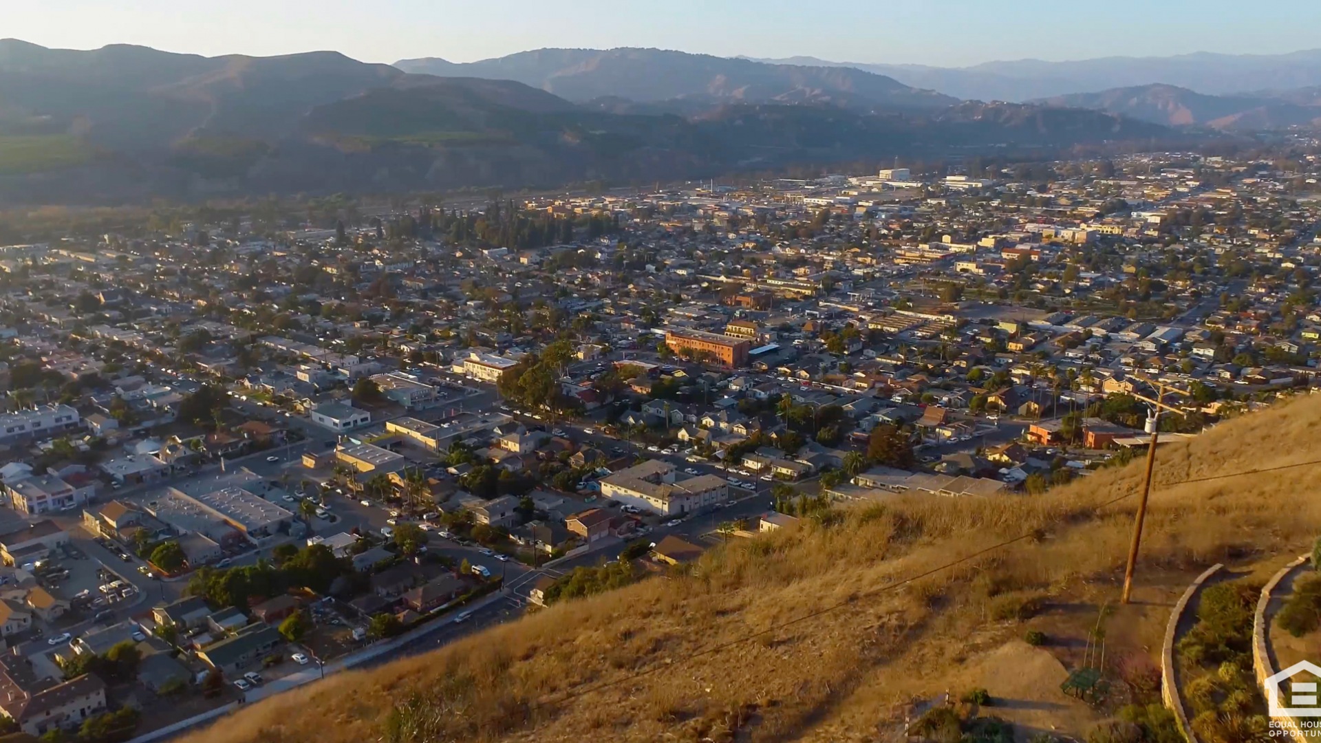 Arial view of Ventura, California